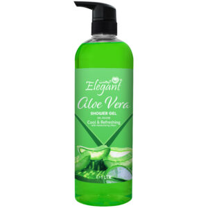 Aloe Vera 1 Liter Shower Gel - Rejuvenating Body Wash by Elegant