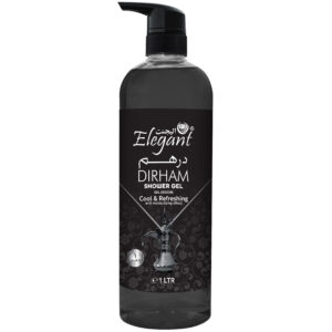 Dirham 1 Liter Shower Gel - Rejuvenating Body Wash by Elegant